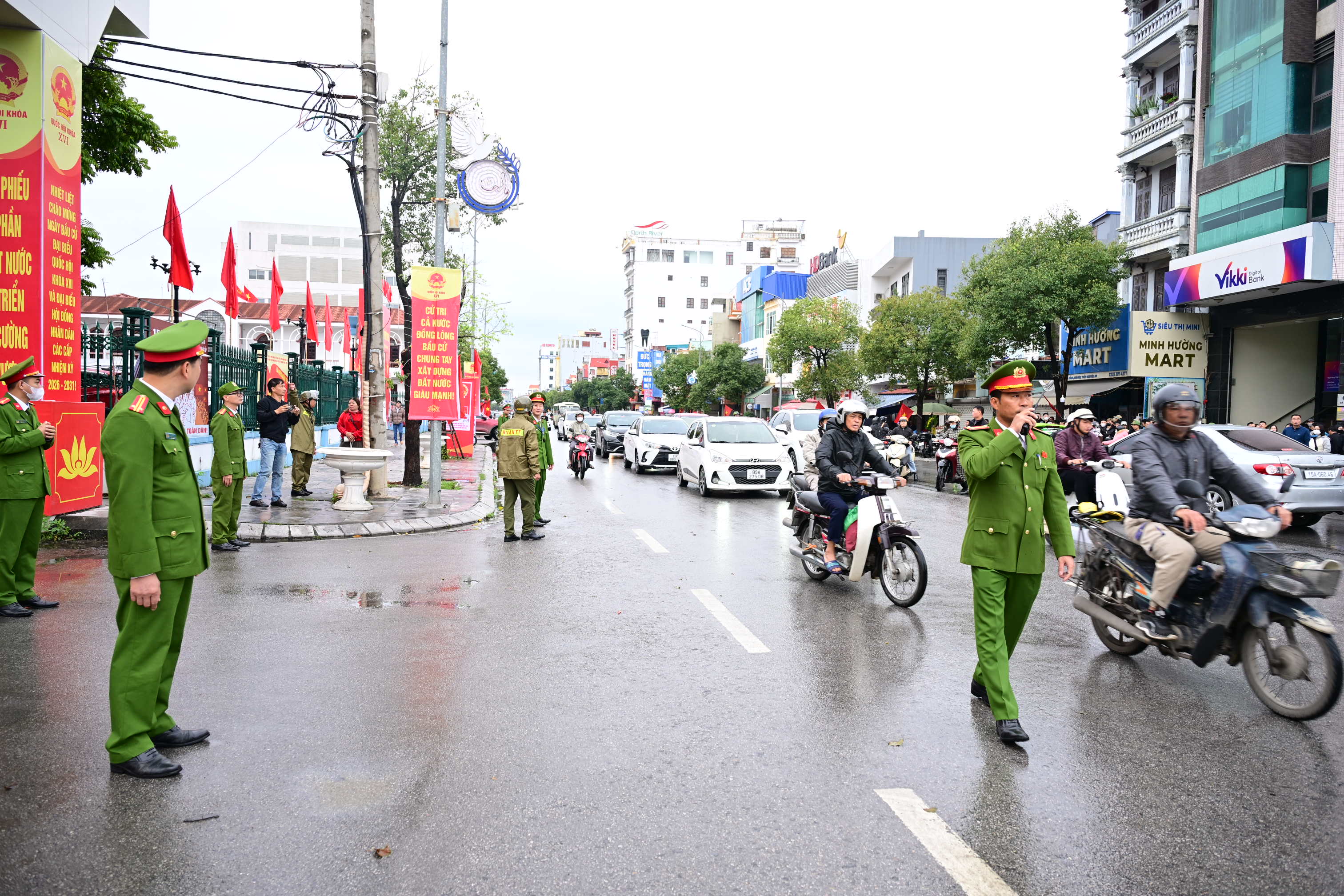 Công an phường Thuỷ Nguyên: Đảm bảo an ninh trật tự Lễ giao nhận quân năm 2026
